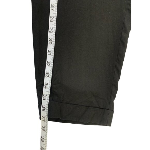 Roz & Ali Women's Loose Black Pants - Picture 8 of 8